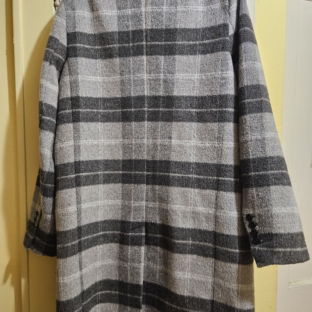 DKNY polyester wool blend coat sz S